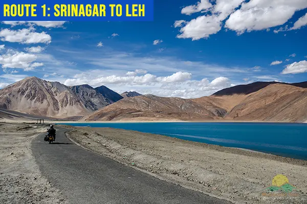 Srinagar to Leh Route Srinagar to Leh Route