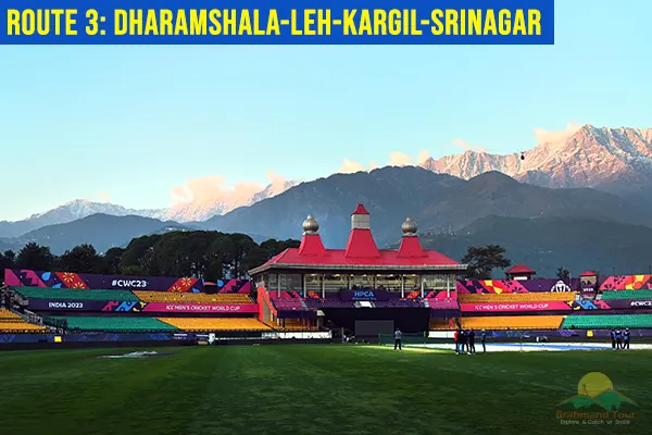 Dharamshala Leh Kargil Srinagar Route Dharamshala Leh Kargil Srinagar Route