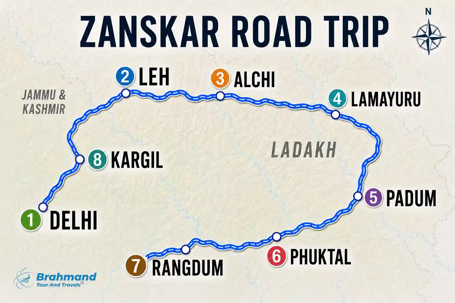 Ladakh and Zanskar Valley Tour