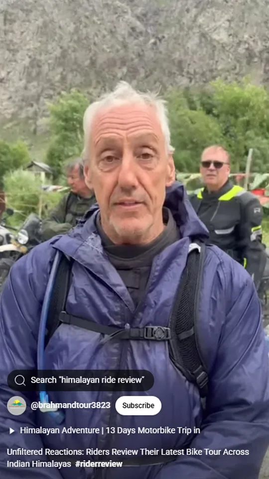 Feedback of Motorbike Trip